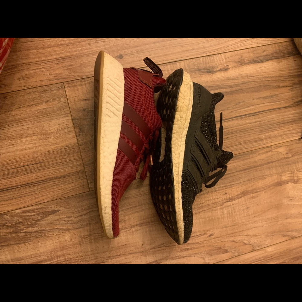 2 pairs Men’s Adidas Boost sneakers
